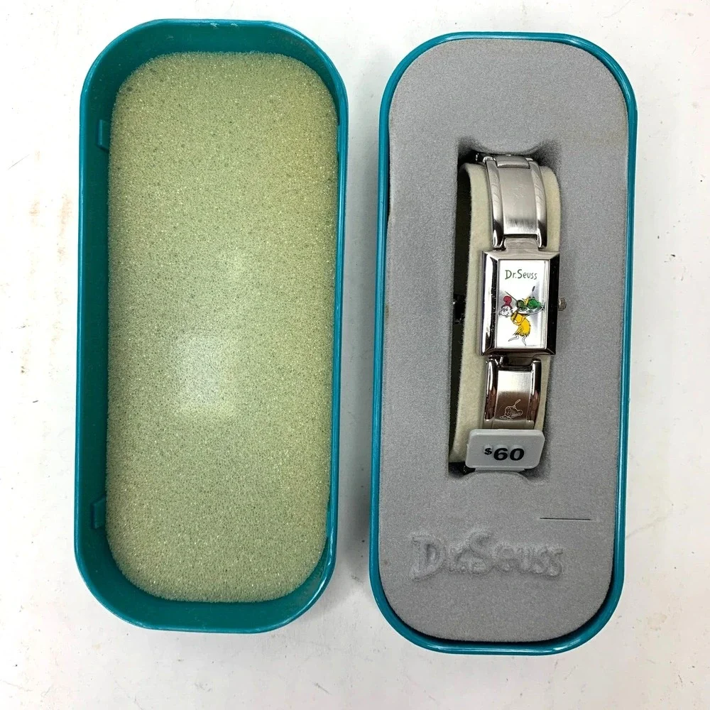 Dr Seuss Watch 'Tick Tocking Time Tickers'  Green Egss & Ham‎ 1997 NEW